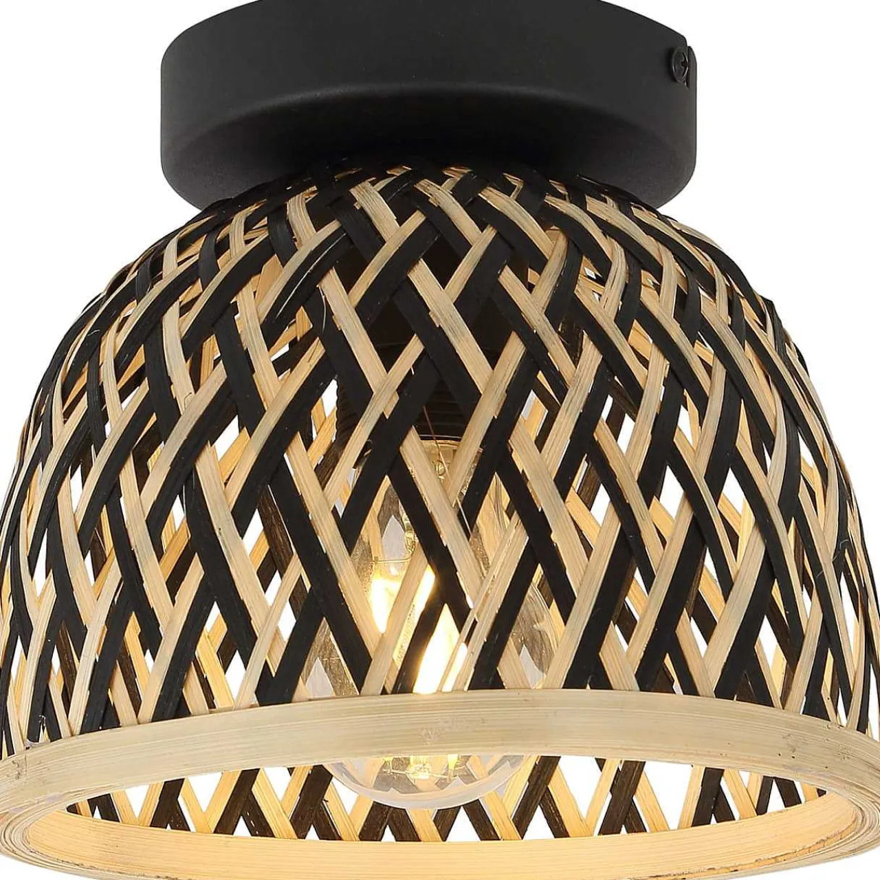 mutoni light Deckenleuchte Colly Metall Schwarz Matt 1Xe27 Led> Led-Deckenleuchten