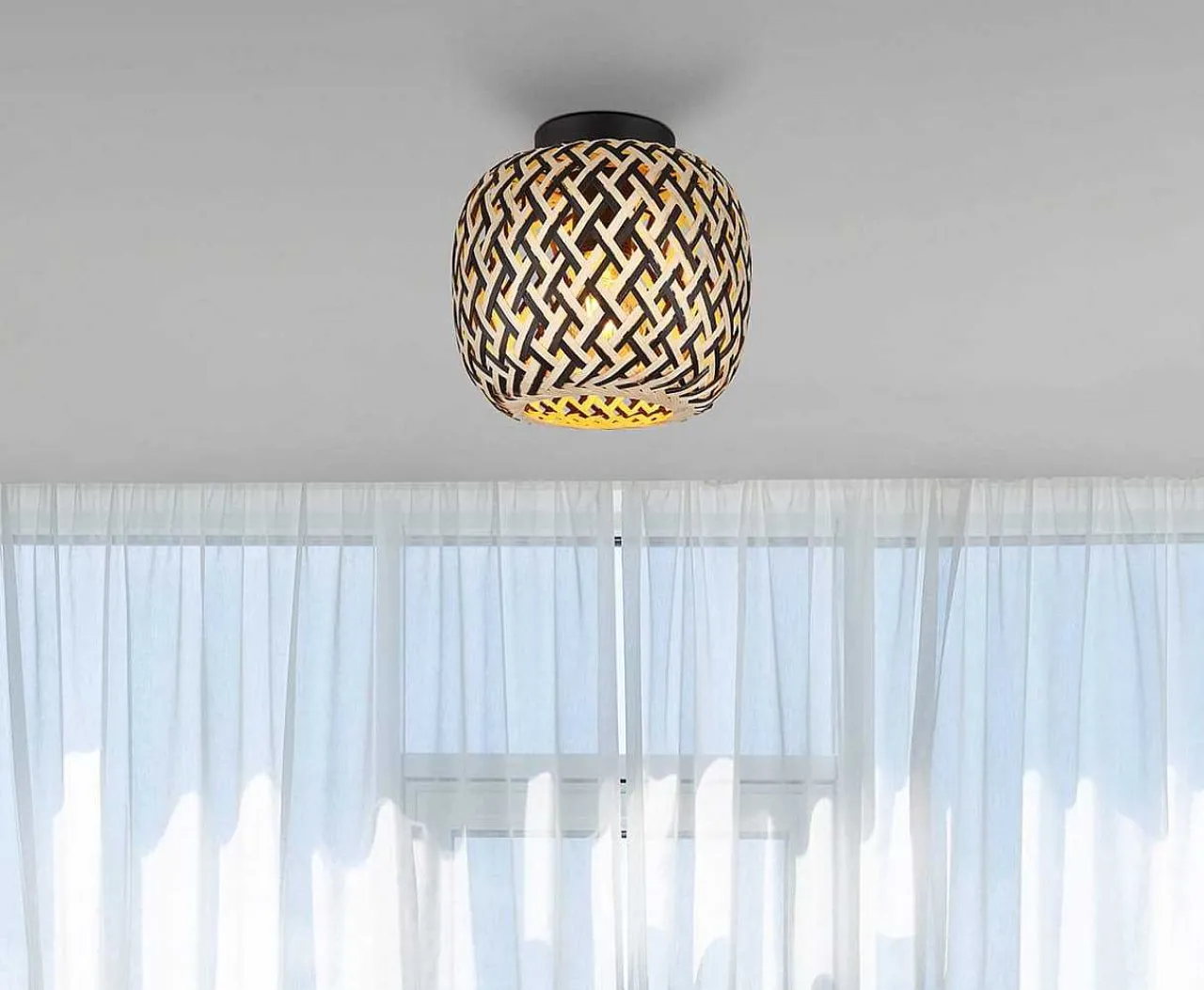 mutoni light Deckenleuchte Colly Metall Schwarz Matt 1Xe27 Led 20> Led-Deckenleuchten