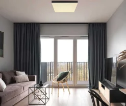 mutoni light Deckenleuchte Doro Metall Schwarz Weiss Led 45><noscript><img width=
