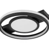 mutoni light Deckenleuchte Gisell Metall Schwarz Matt Led> Led-Deckenleuchten