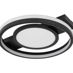 mutoni light Deckenleuchte Gisell Metall Schwarz Matt Led> Led-Deckenleuchten
