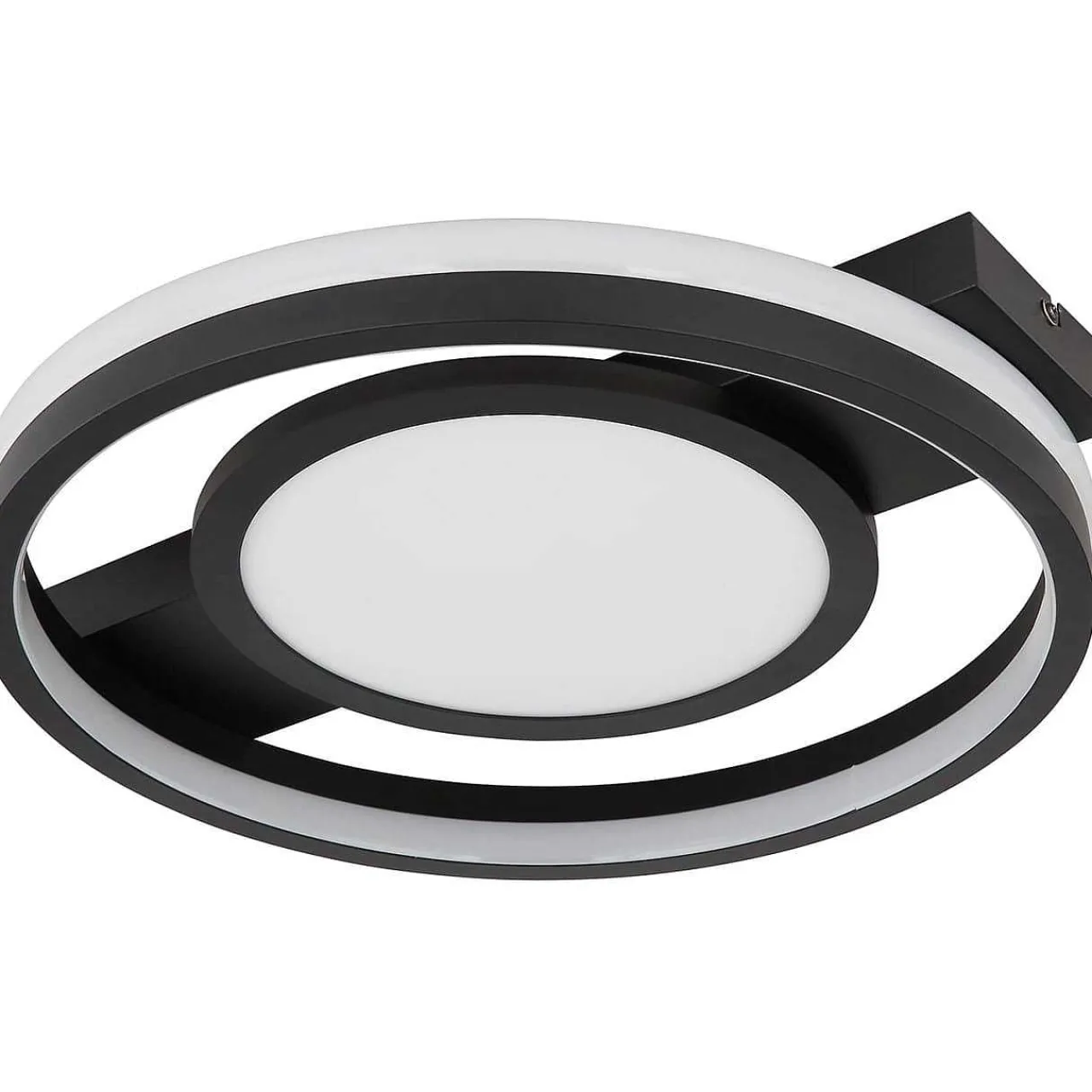 mutoni light Deckenleuchte Gisell Metall Schwarz Matt Led> Led-Deckenleuchten