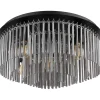 mutoni light Deckenleuchte Gorley Metall Schwarz Matt 5Xe27> Deckenleuchten