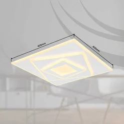 mutoni light Deckenleuchte Horni Metall Weiss Led><noscript><img width=