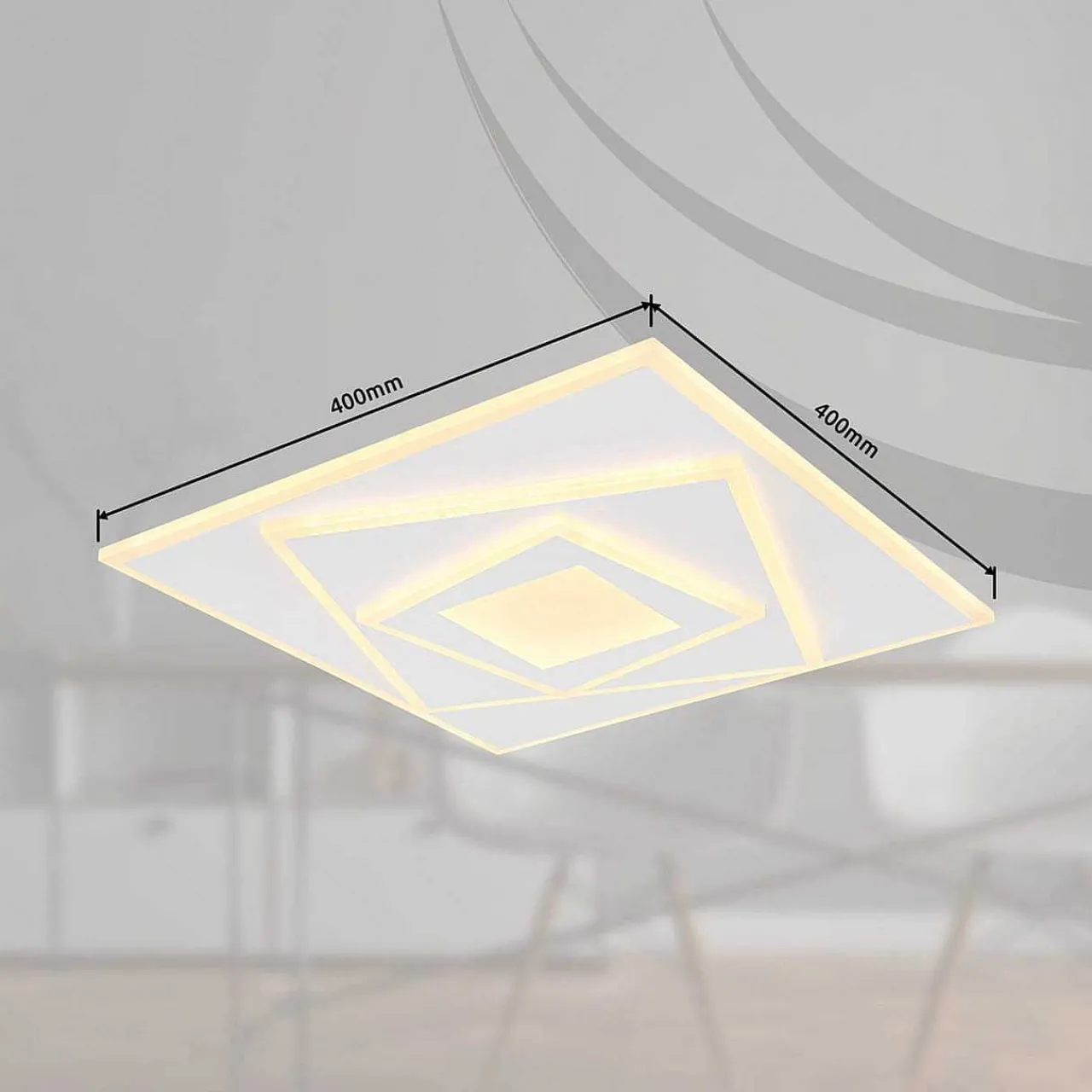 mutoni light Deckenleuchte Horni Metall Weiss Led> Led-Deckenleuchten
