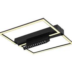 mutoni light Deckenleuchte Maxwell Metall Schwarz Matt Led> Led-Deckenleuchten