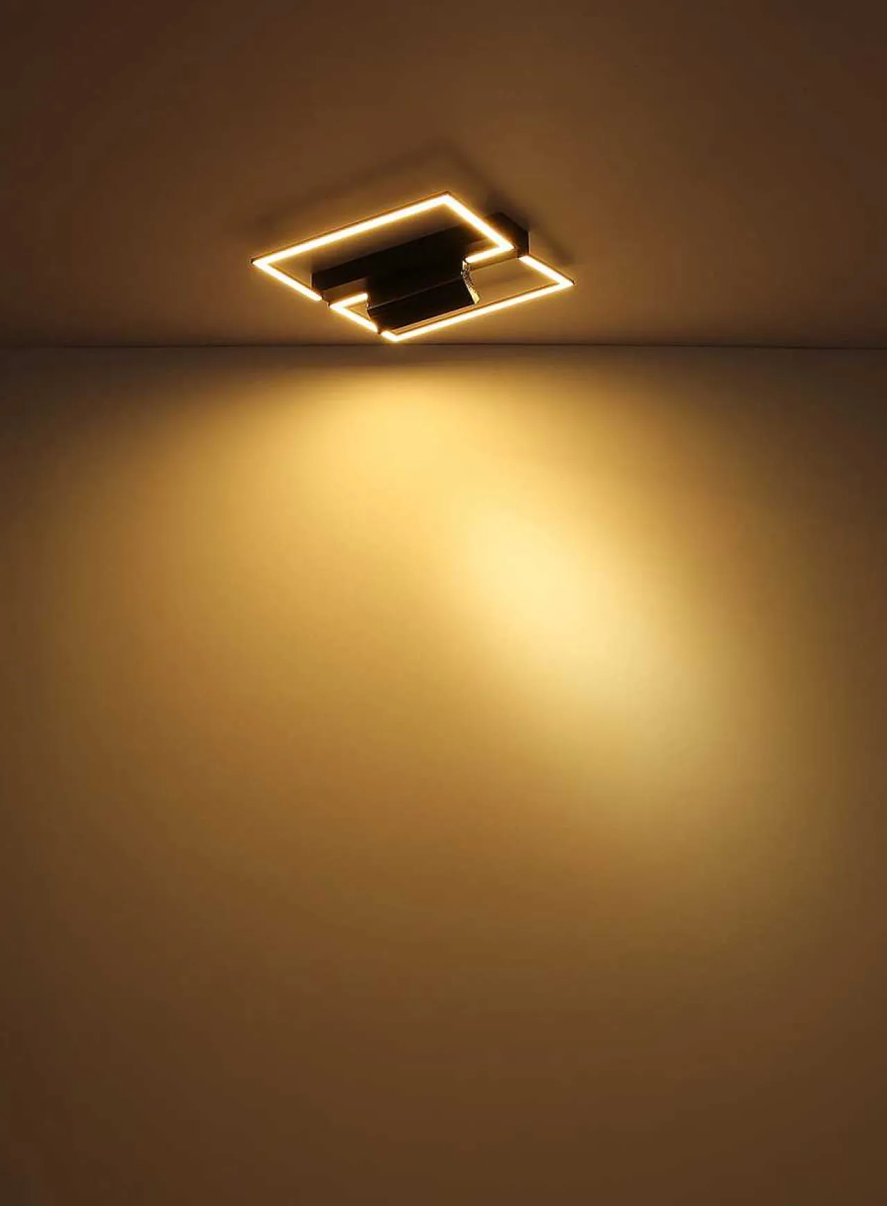 mutoni light Deckenleuchte Maxwell Metall Schwarz Matt Led> Led-Deckenleuchten