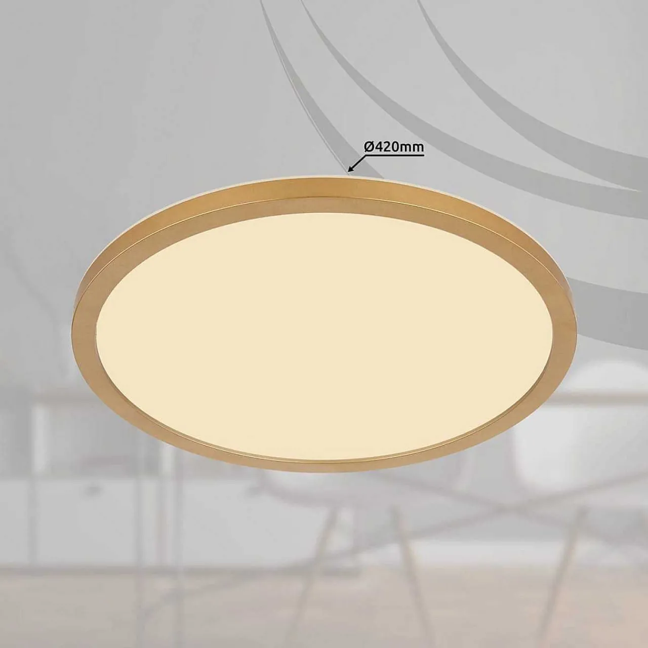 mutoni light Deckenleuchte Sapana Messing Matt Led 42> Led-Deckenleuchten