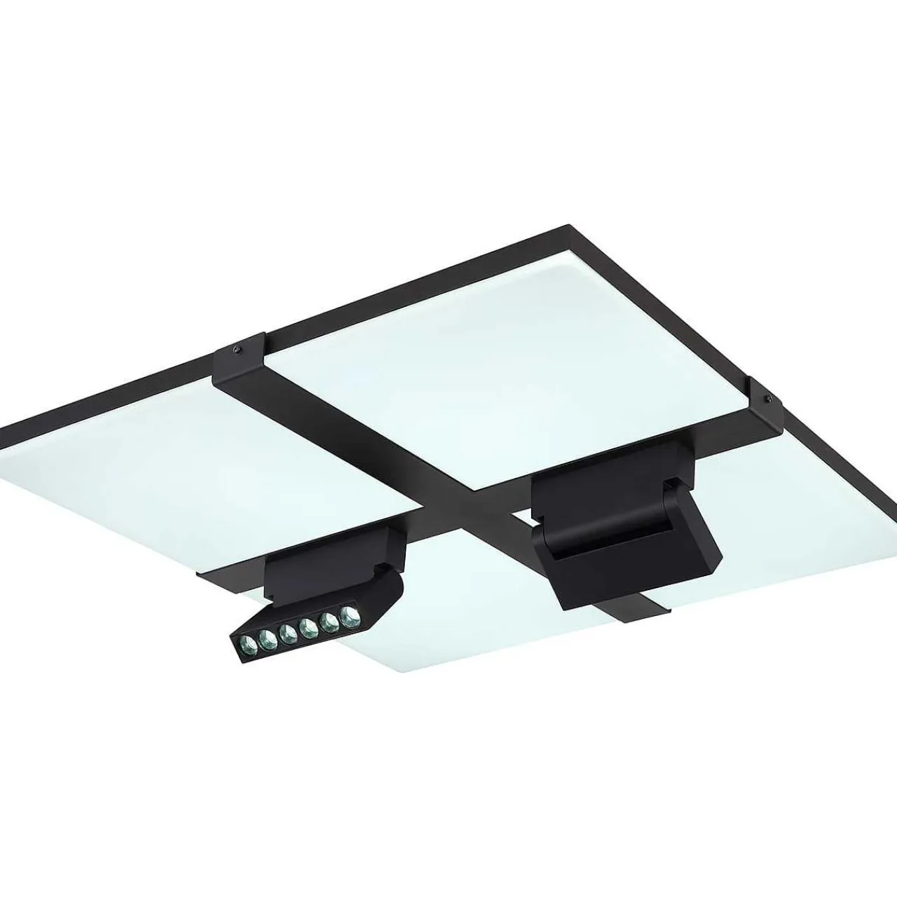 mutoni light Deckenleuchte Villsi Metall Weiss Matt Led> Led-Deckenleuchten