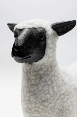 KARE Design Deko Figur Happy Sheep Wool Weiss><noscript><img width=