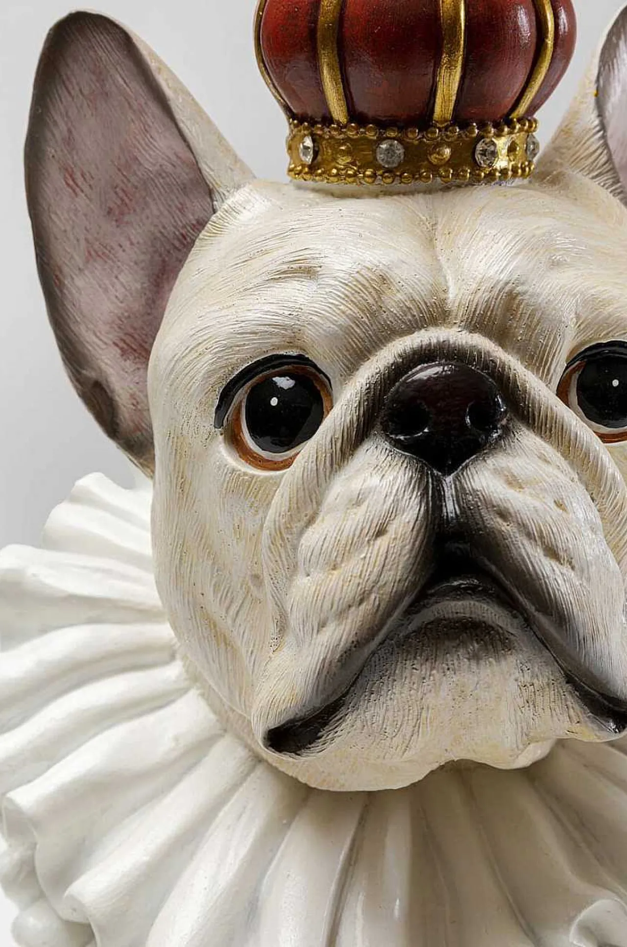 KARE Design Deko Figur King Dog Weiss 33> Figuren & Skulpturen