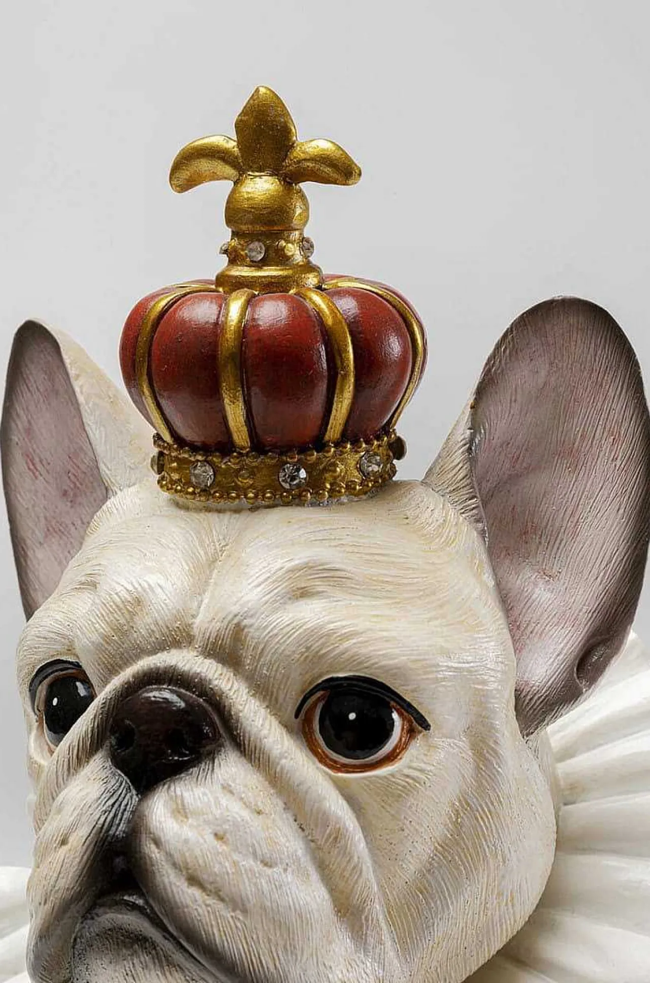 KARE Design Deko Figur King Dog Weiss 33> Figuren & Skulpturen