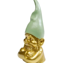 KARE Design Deko Figur Zwerg Gold Grun 21> Figuren & Skulpturen