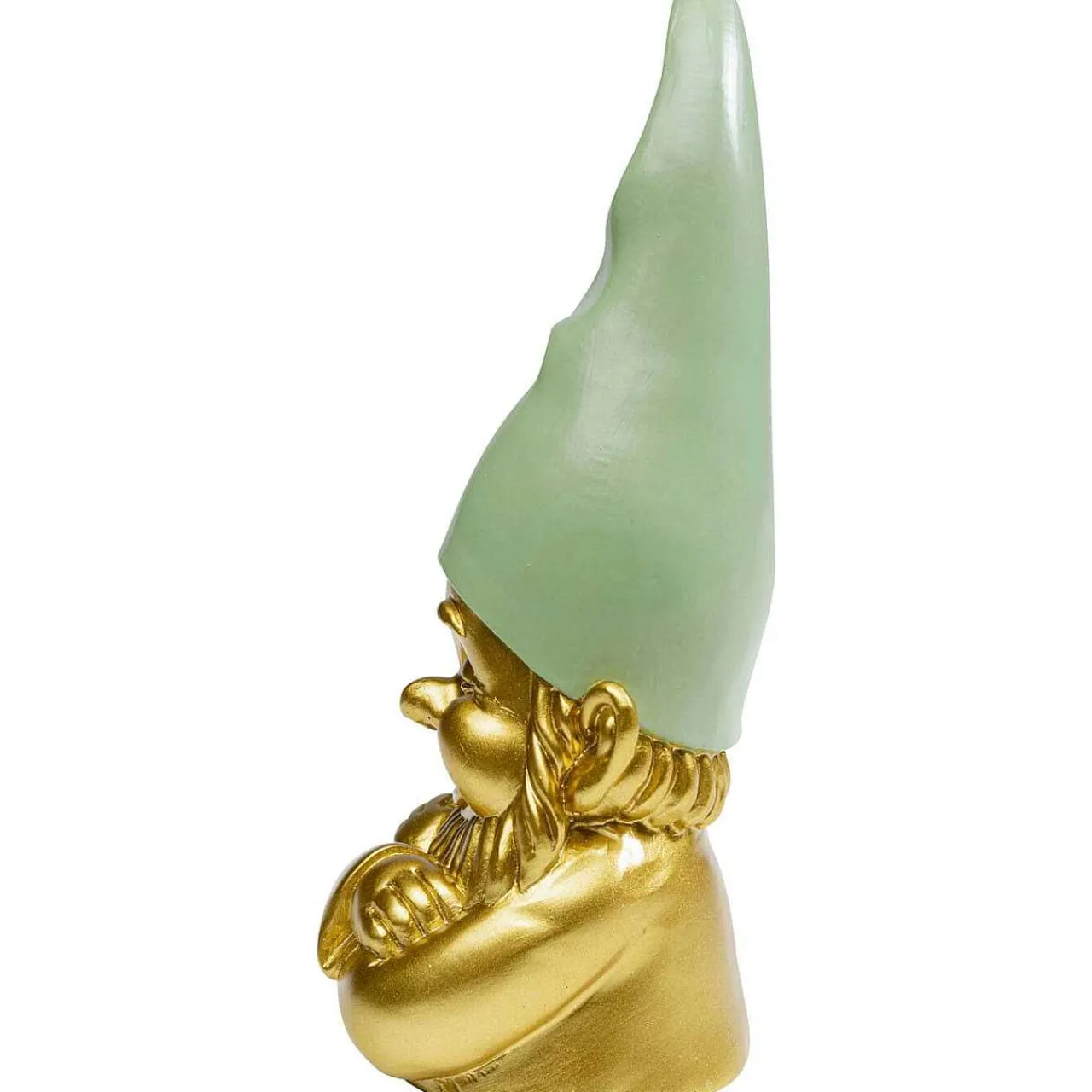 KARE Design Deko Figur Zwerg Gold Grun 21> Figuren & Skulpturen