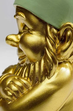 KARE Design Deko Figur Zwerg Gold Grun 21><noscript><img width=