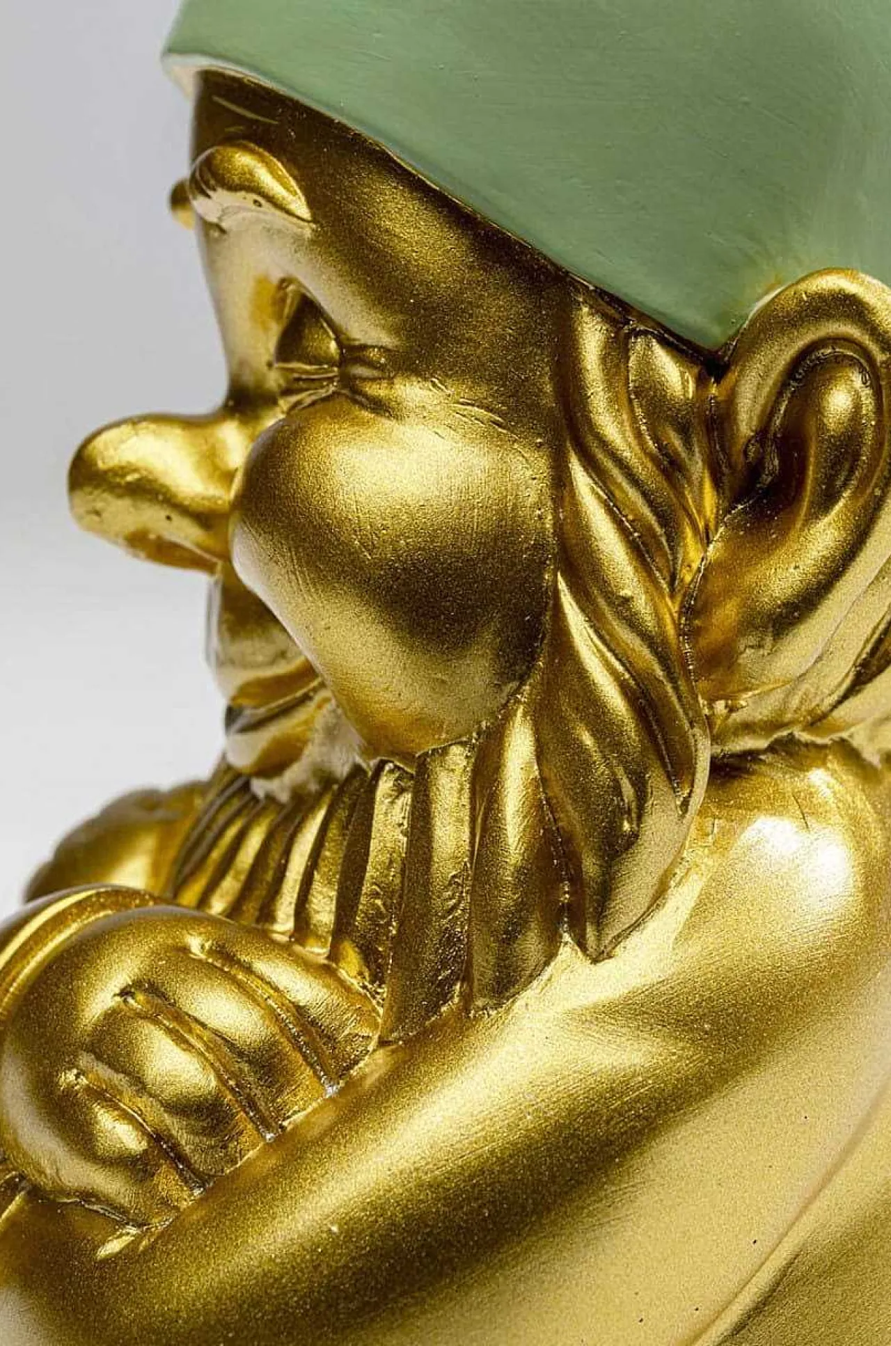 KARE Design Deko Figur Zwerg Gold Grun 21> Figuren & Skulpturen