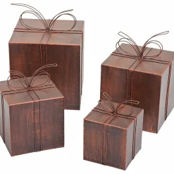 mutoni pleasure Deko Objekt Geschenkpakete Realm Rost (4-Er Set)><noscript><img width=