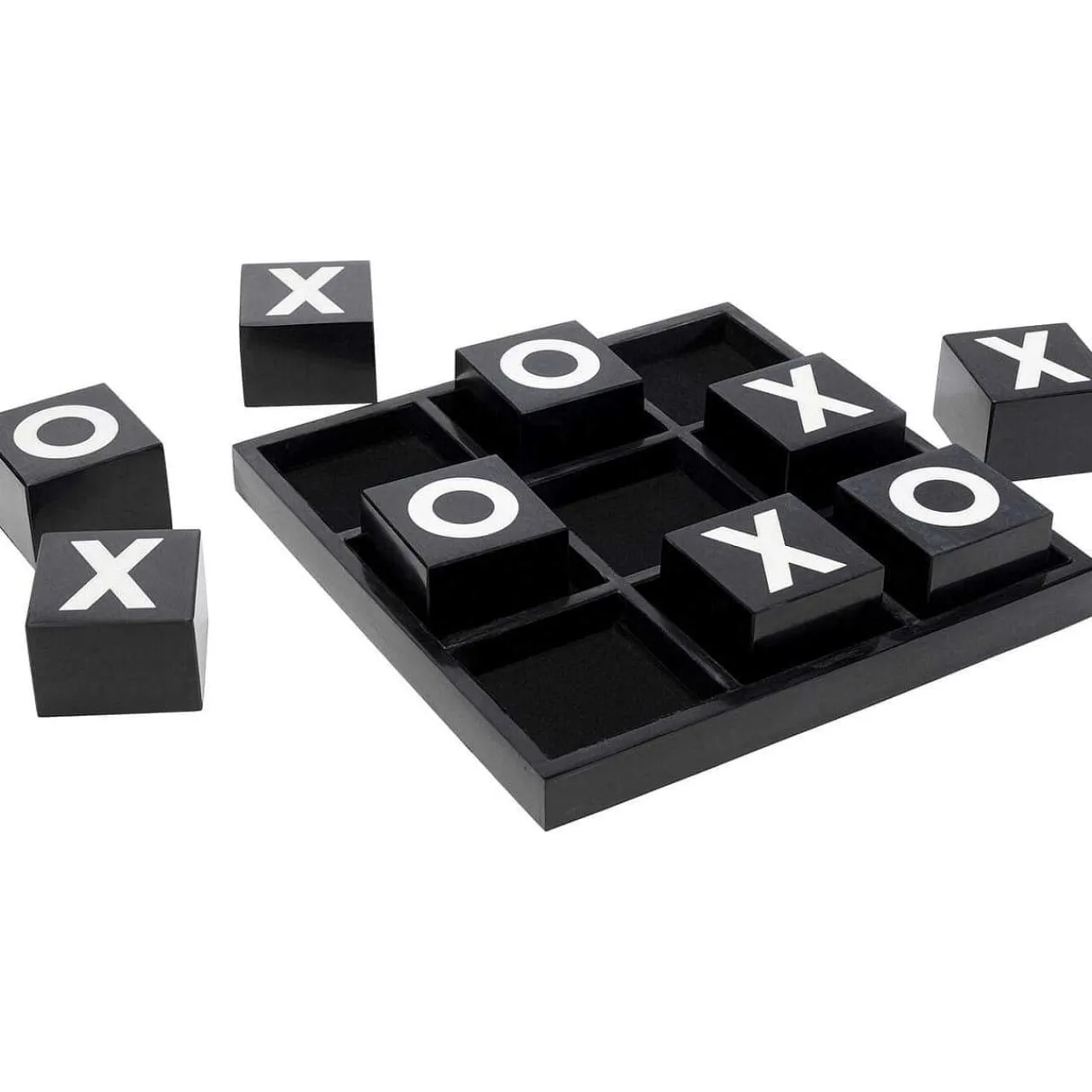 KARE Design Deko Objekt Tic Tac Toe Schwarz Weiss> Deko Objekte
