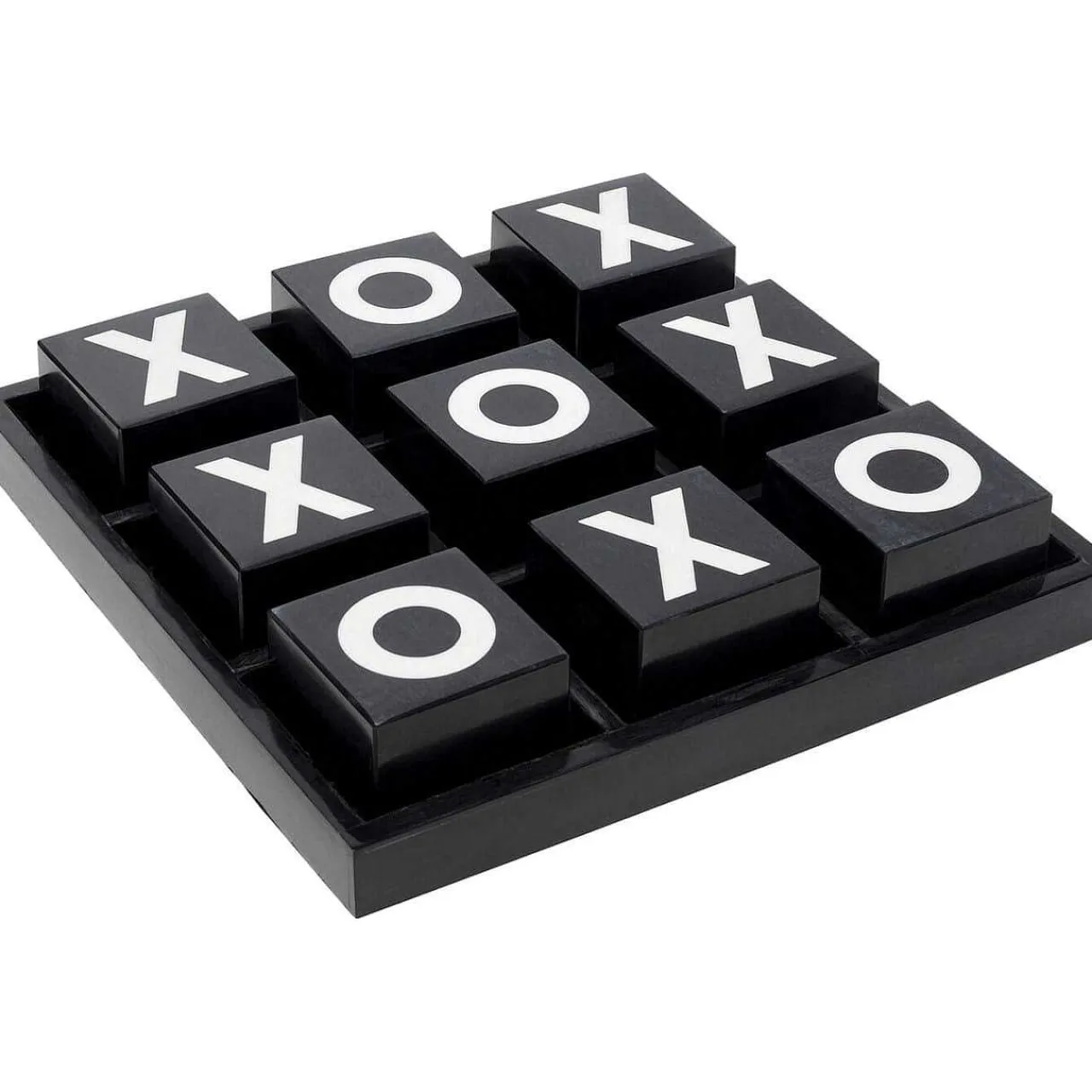 KARE Design Deko Objekt Tic Tac Toe Schwarz Weiss> Deko Objekte