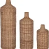 mutoni lifestyle Deko-Flasche Dekor Kadin Natur Rund (3Er-Set)> Deko Objekte