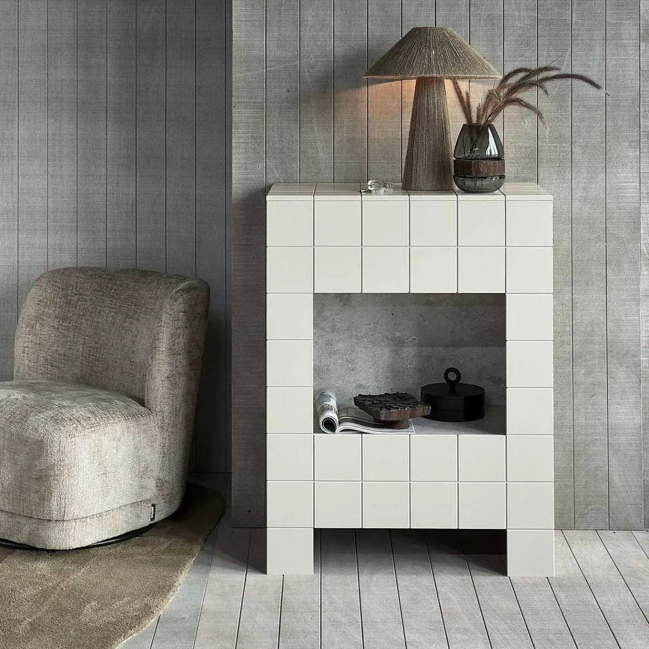 mutoni living Dekokamin Ally Kiefer Dust 104X77> Konsolentische