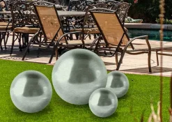 mutoni pleasure Dekokugel Valor Edelstahl Silber (4-Er Set)><noscript><img width=