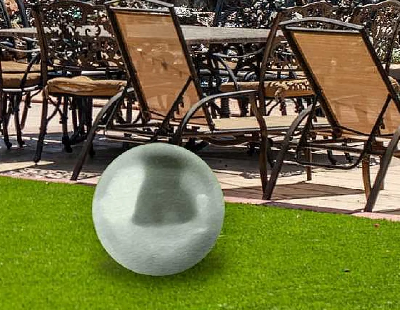 mutoni pleasure Dekokugel Valor Edelstahl Silber> Gartendeko
