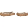 mutoni lifestyle Deko-Tablett Dekor Kadin Natur (2Er-Set)> Deko Objekte