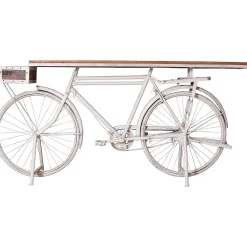 mutoni sweet home Deko-Tisch Bicycle Weiss 190X41X95> Bartische