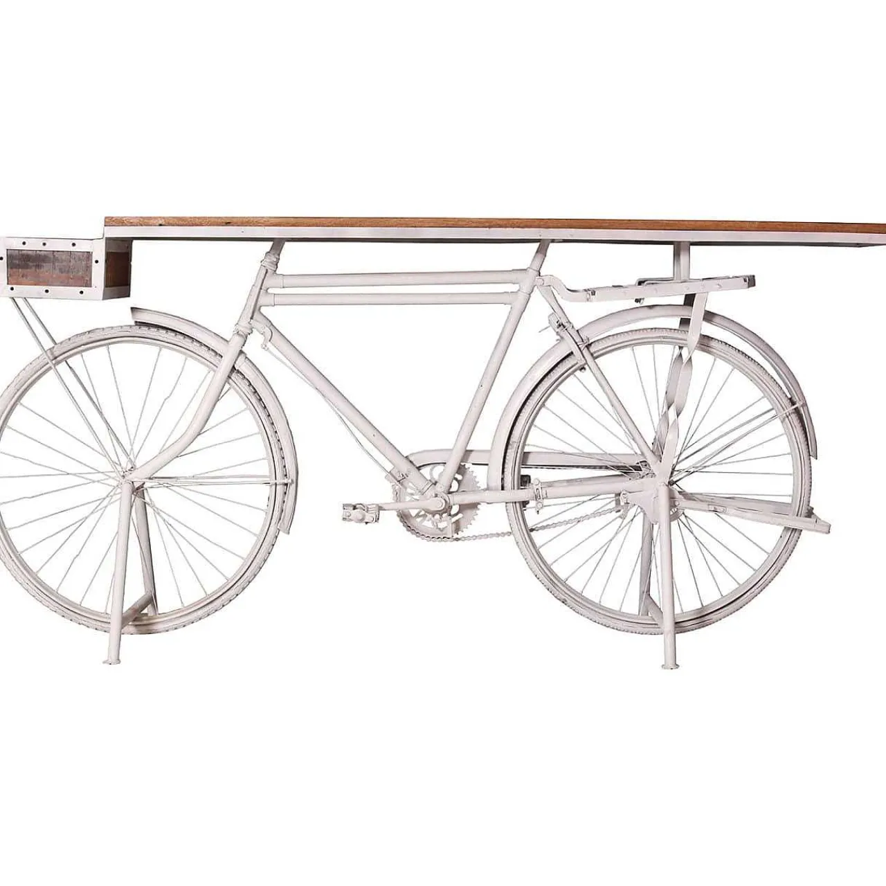 mutoni sweet home Deko-Tisch Bicycle Weiss 190X41X95> Bartische
