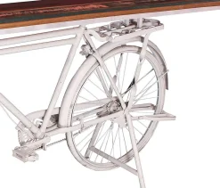 mutoni sweet home Deko-Tisch Bicycle Weiss 190X41X95> Bartische