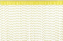 mutoni lifestyle Dekovorhang Kugeln Gelb 140X280H> Gardinen & Vorhänge
