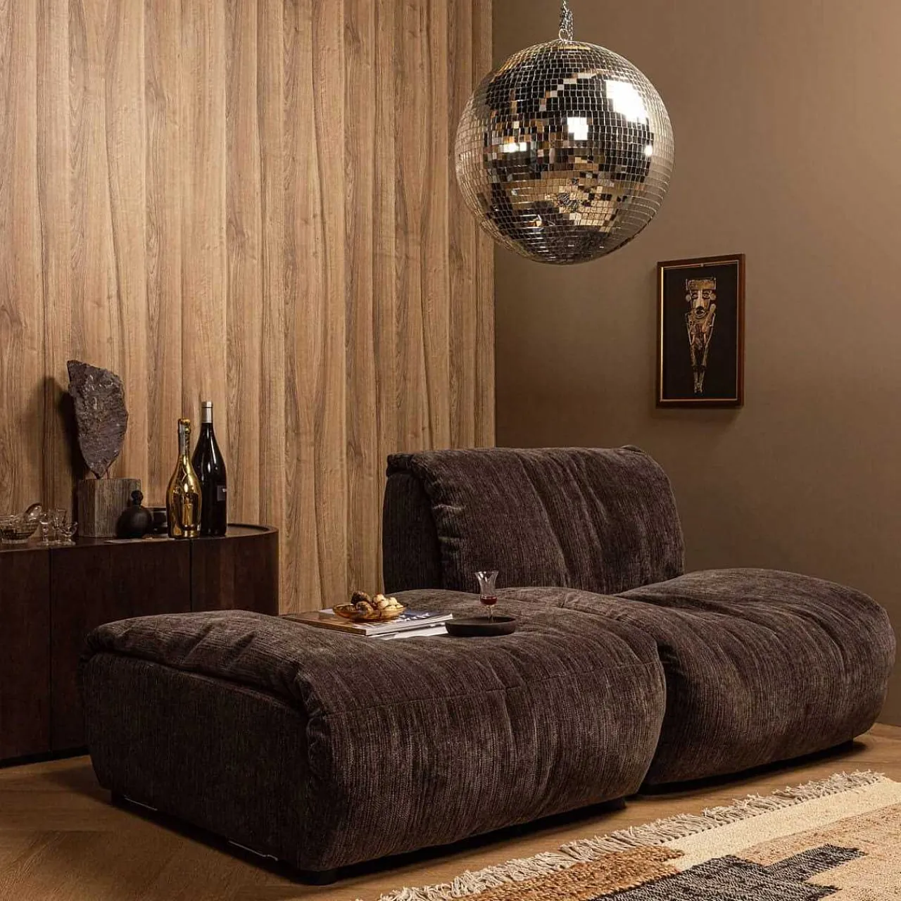 mutoni living Discokugel Boney Silber 50> Deko Objekte