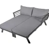 mutoni pleasure Doppelliege Delia Grau> Gartenliegen