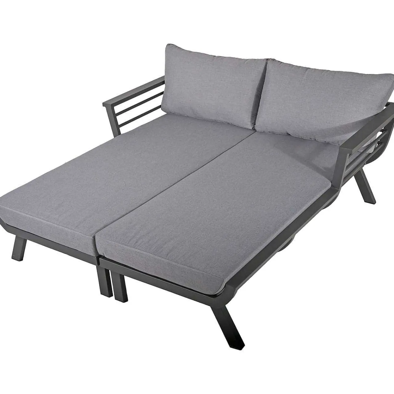 mutoni pleasure Doppelliege Delia Grau> Gartenliegen