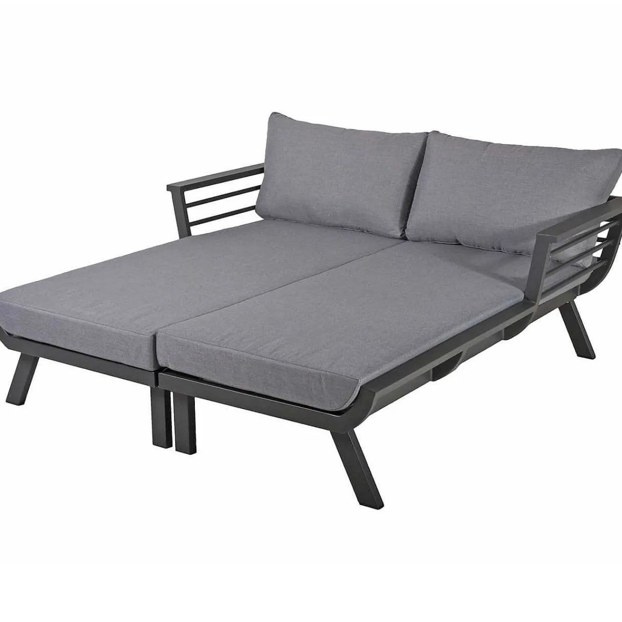 mutoni pleasure Doppelliege Delia Grau> Gartenliegen