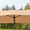 mutoni pleasure Doppel-Sonnenschirm Lyradia Hellbraun> Stockschirme