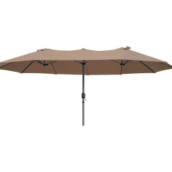 mutoni pleasure Doppel-Sonnenschirm Lyradia Hellbraun><noscript><img width=