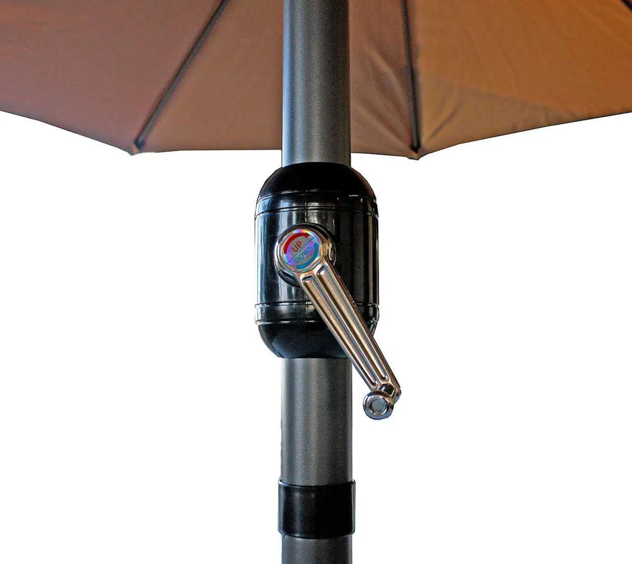 mutoni pleasure Doppel-Sonnenschirm Lyradia Hellbraun> Stockschirme