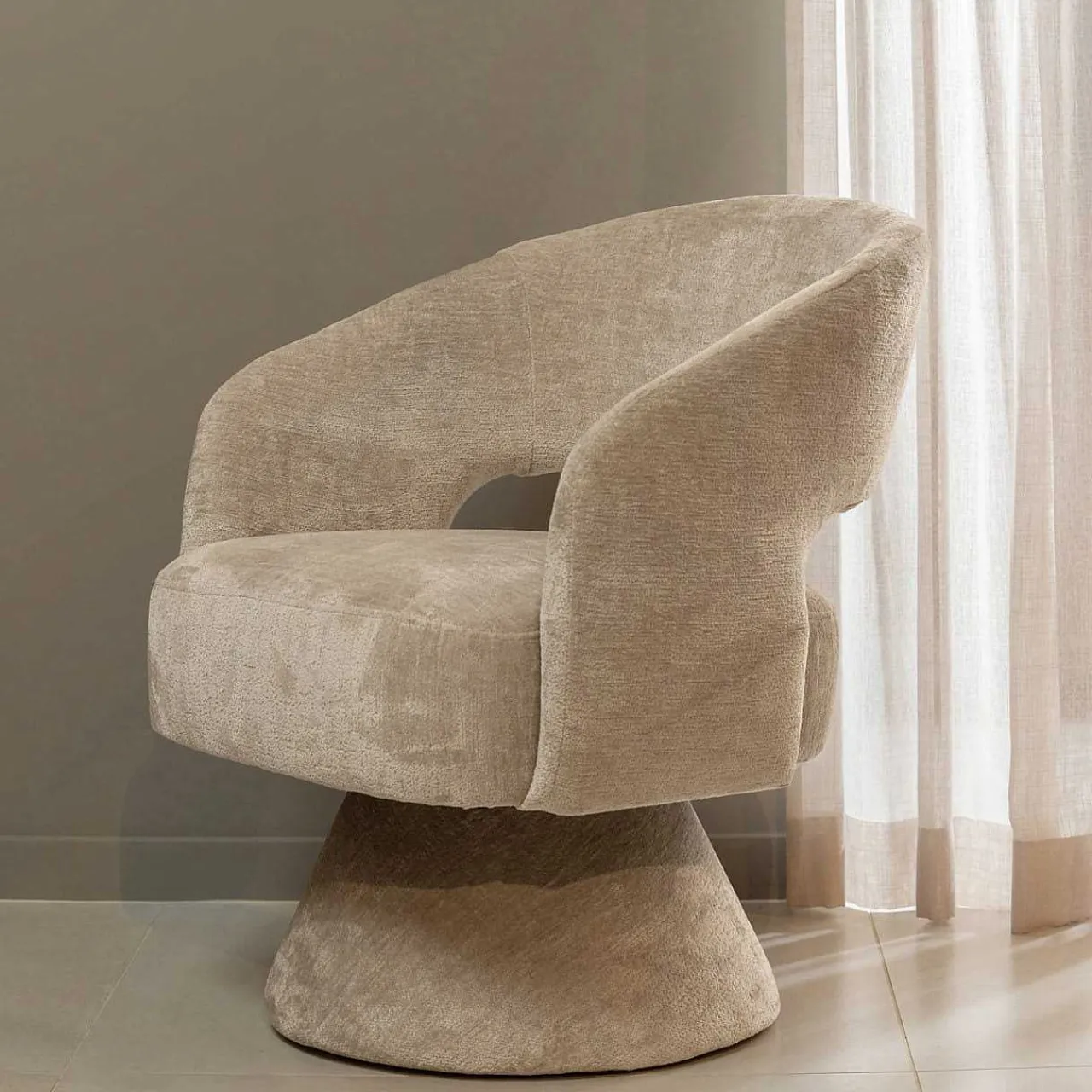 mutoni living Drehsessel Ebba Natur> Design Sessel