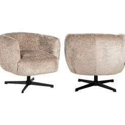 Richmond Interiors Drehsessel Estelle Sheep Nature> Design Sessel