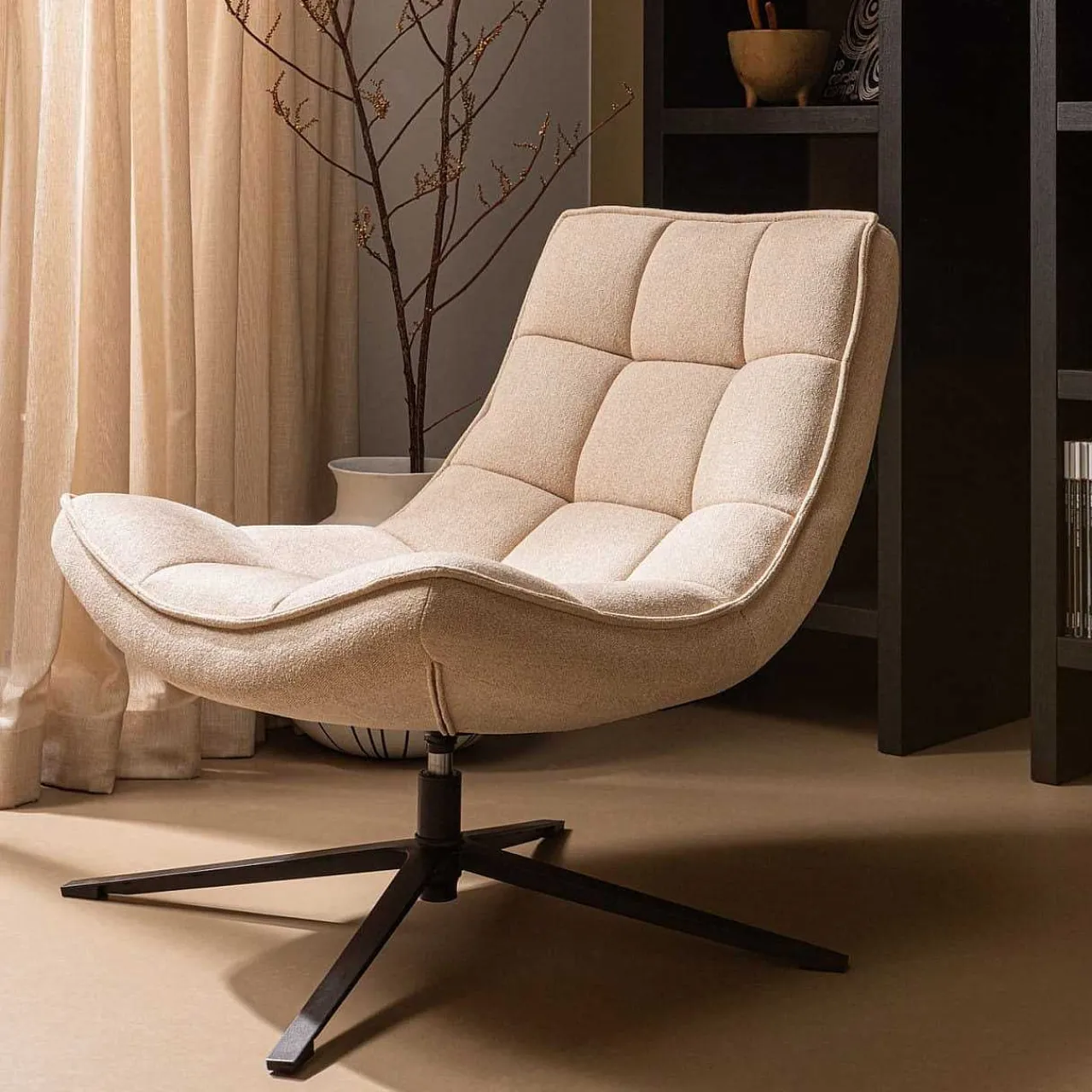 mutoni living Drehsessel Maudi Natur> Design Sessel