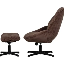 mutoni living Drehsessel Mit Hocker Yaro Espresso><noscript><img width=