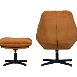 mutoni living Drehsessel Mit Hocker Yaro Ginger> Design Sessel