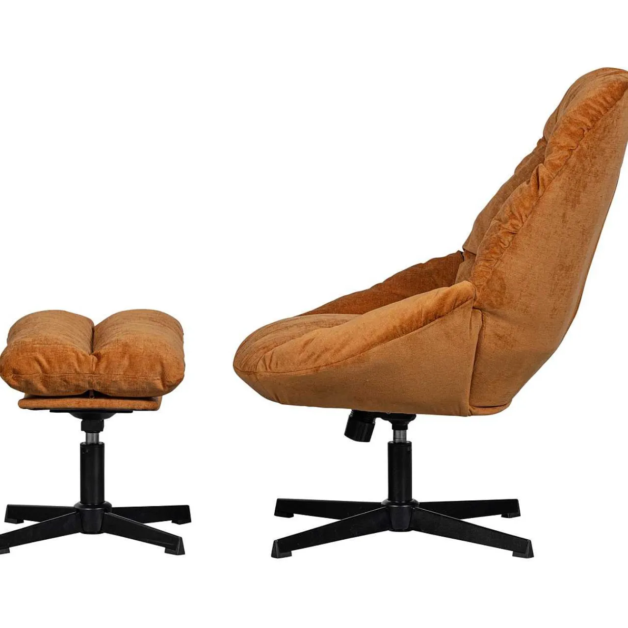 mutoni living Drehsessel Mit Hocker Yaro Ginger> Design Sessel