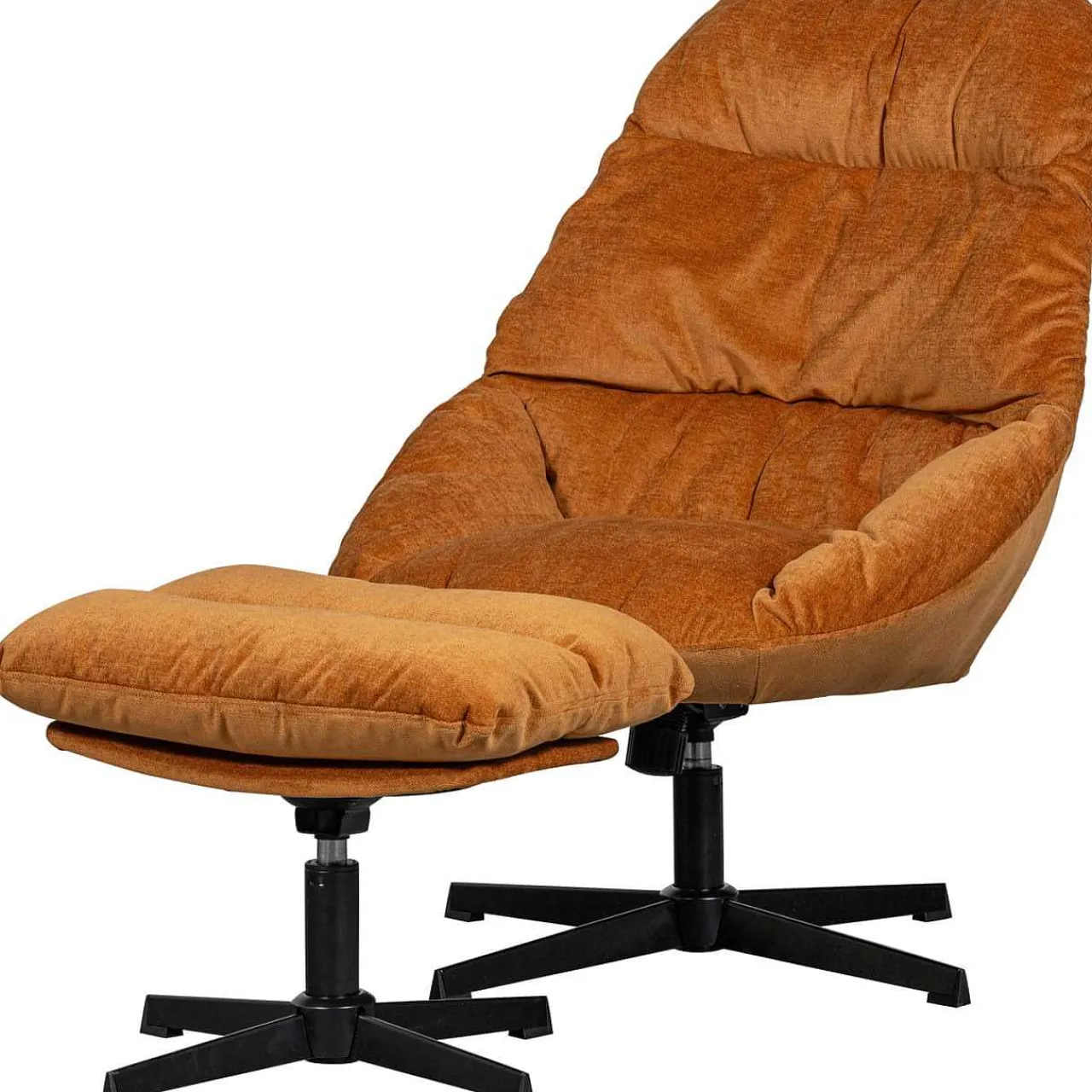 mutoni living Drehsessel Mit Hocker Yaro Ginger> Design Sessel