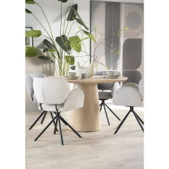 Eleonora Drehstuhl Rosalin Moon Braun><noscript><img width=