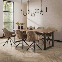 mutoni industrial Drehstuhl Two-Tone Champagne Mix><noscript><img width=