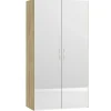 Jutzler Drehturenschrank Spiegel Eichendekor 101.9 X 195> Kleiderschränke