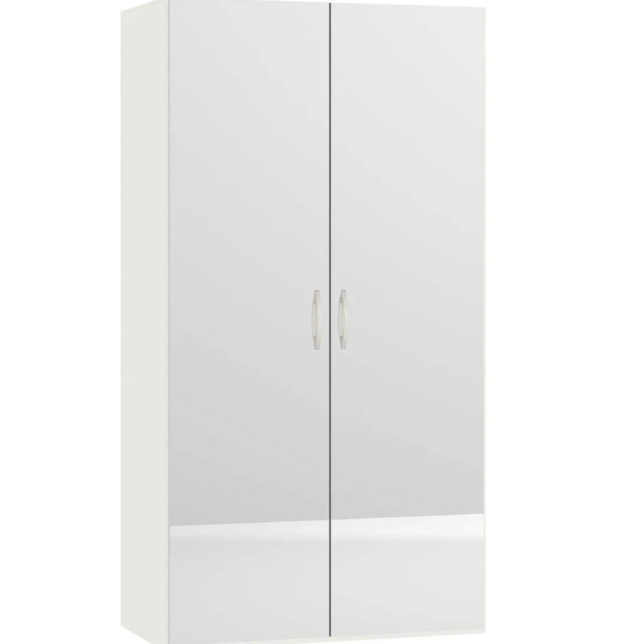 Jutzler Drehturenschrank Spiegel Cremeweiss 101.9 X 195> Kleiderschränke